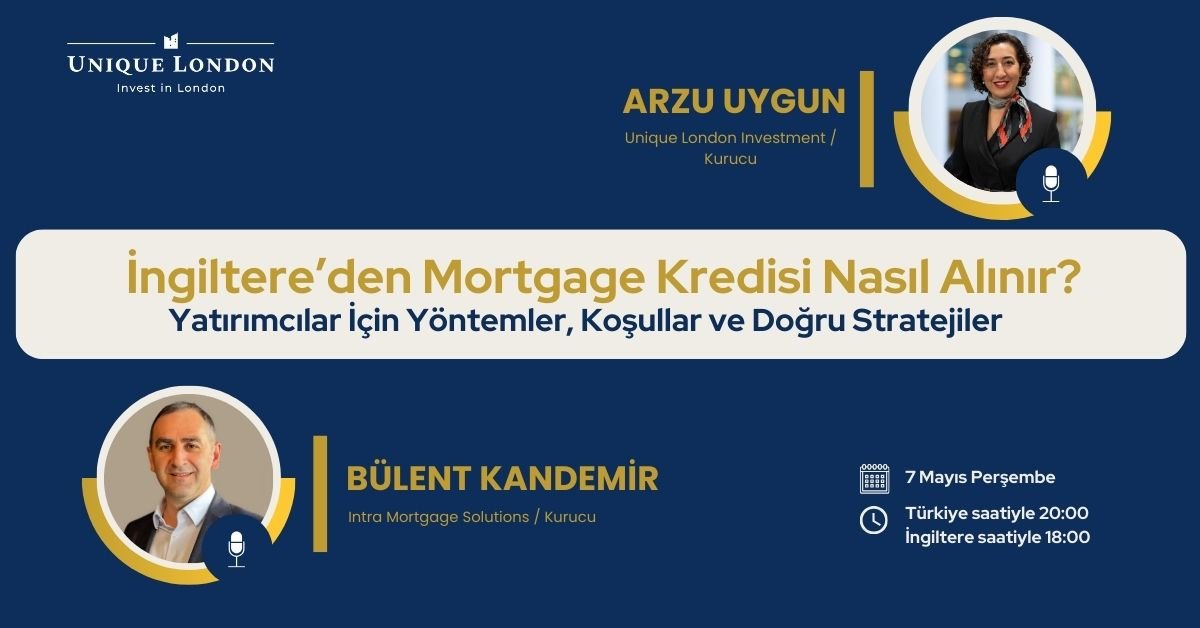 İngiltere’den Mortgage Kredisi Almanın Tüm Yöntemleri