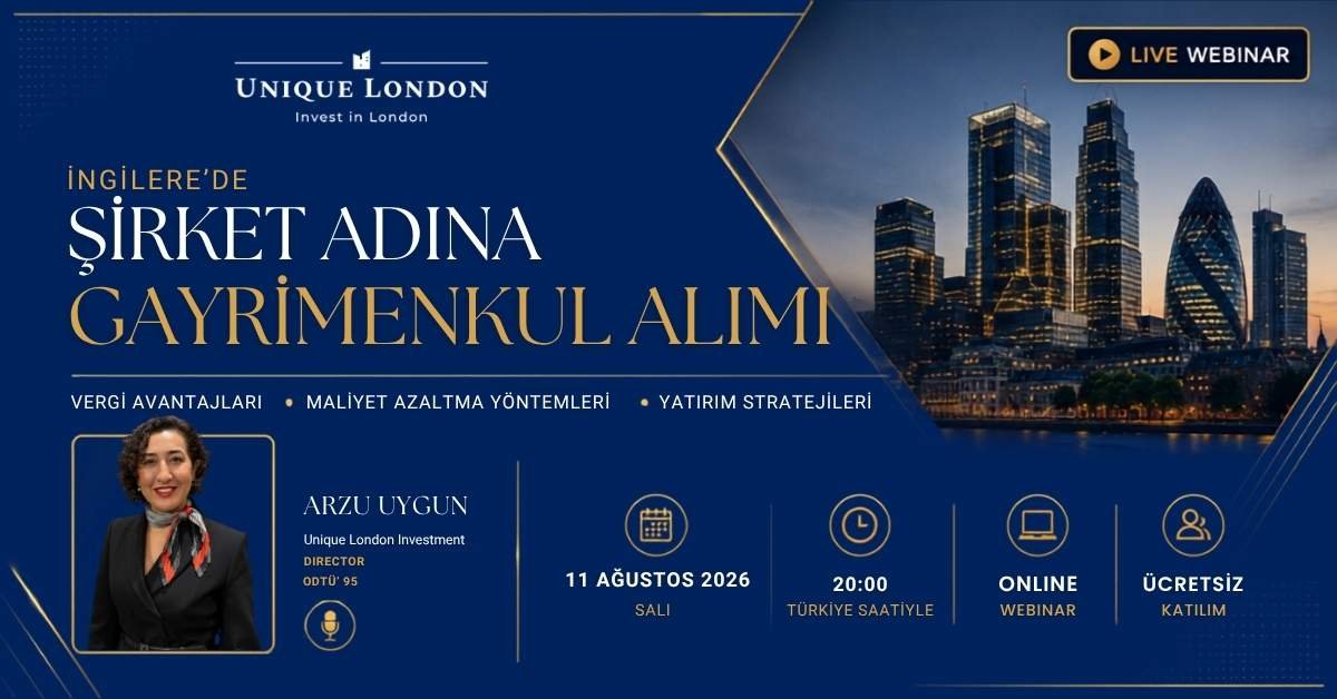 İngiltere'de Şirket Adına Gayrimenkul Alımı